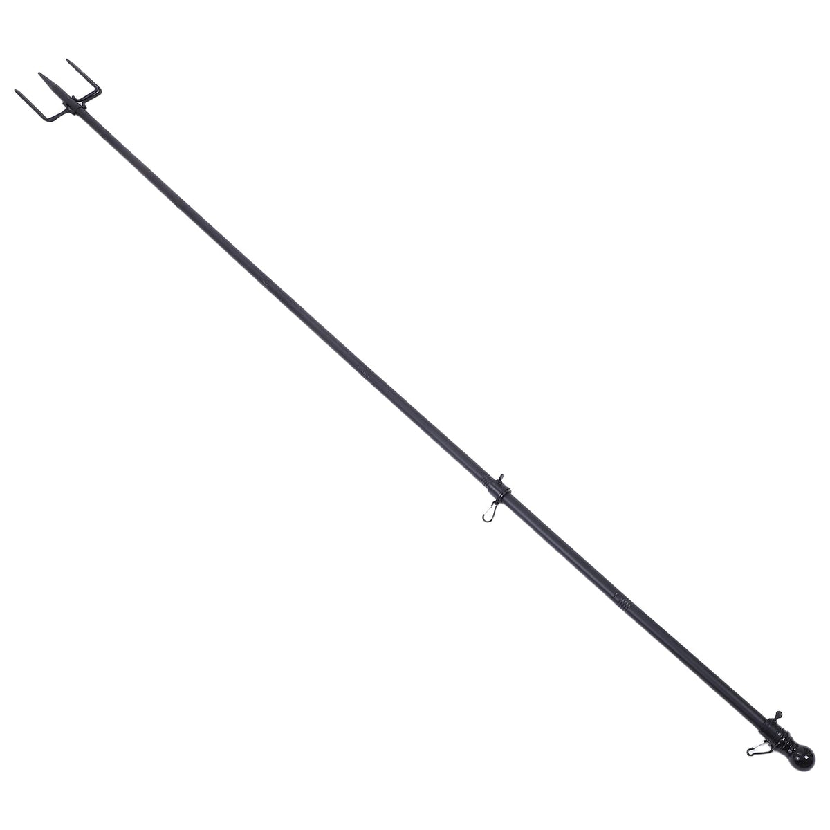 Stainless Steel In Ground Flag Pole with 5 Prongs Base B139