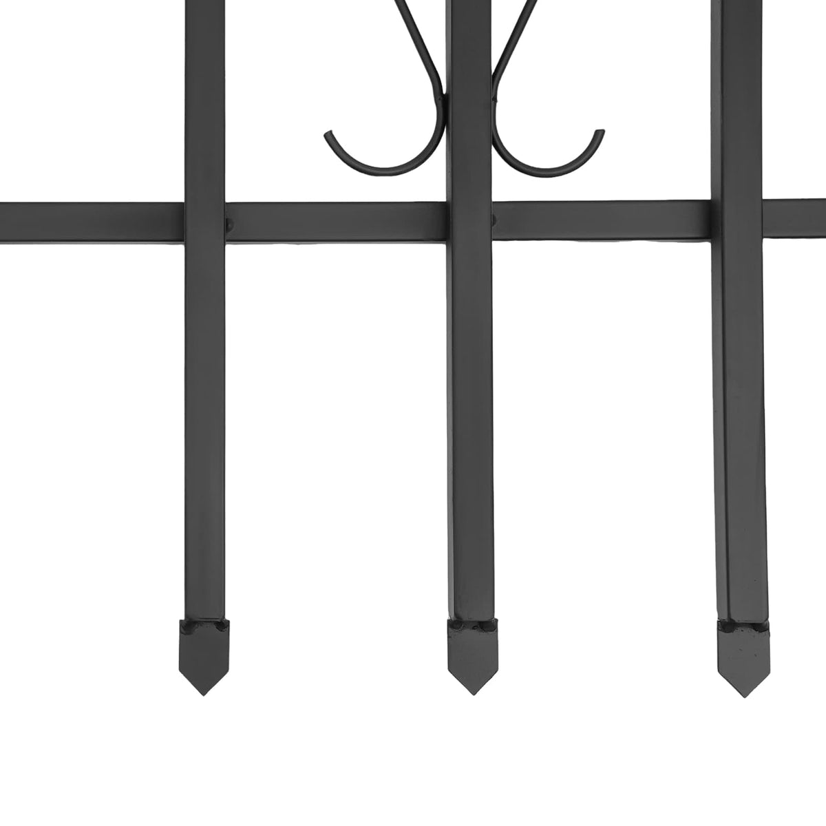 Black 24" x 36" 2 Packs Window Security Bars C6110