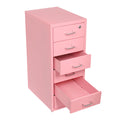 6 Drawer Lockable Metal Mobile File Cabinet with 4 Wheels C35158