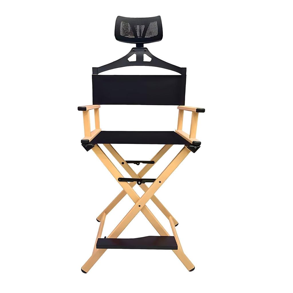 Foldable Makeup Chair with Footrest P5378