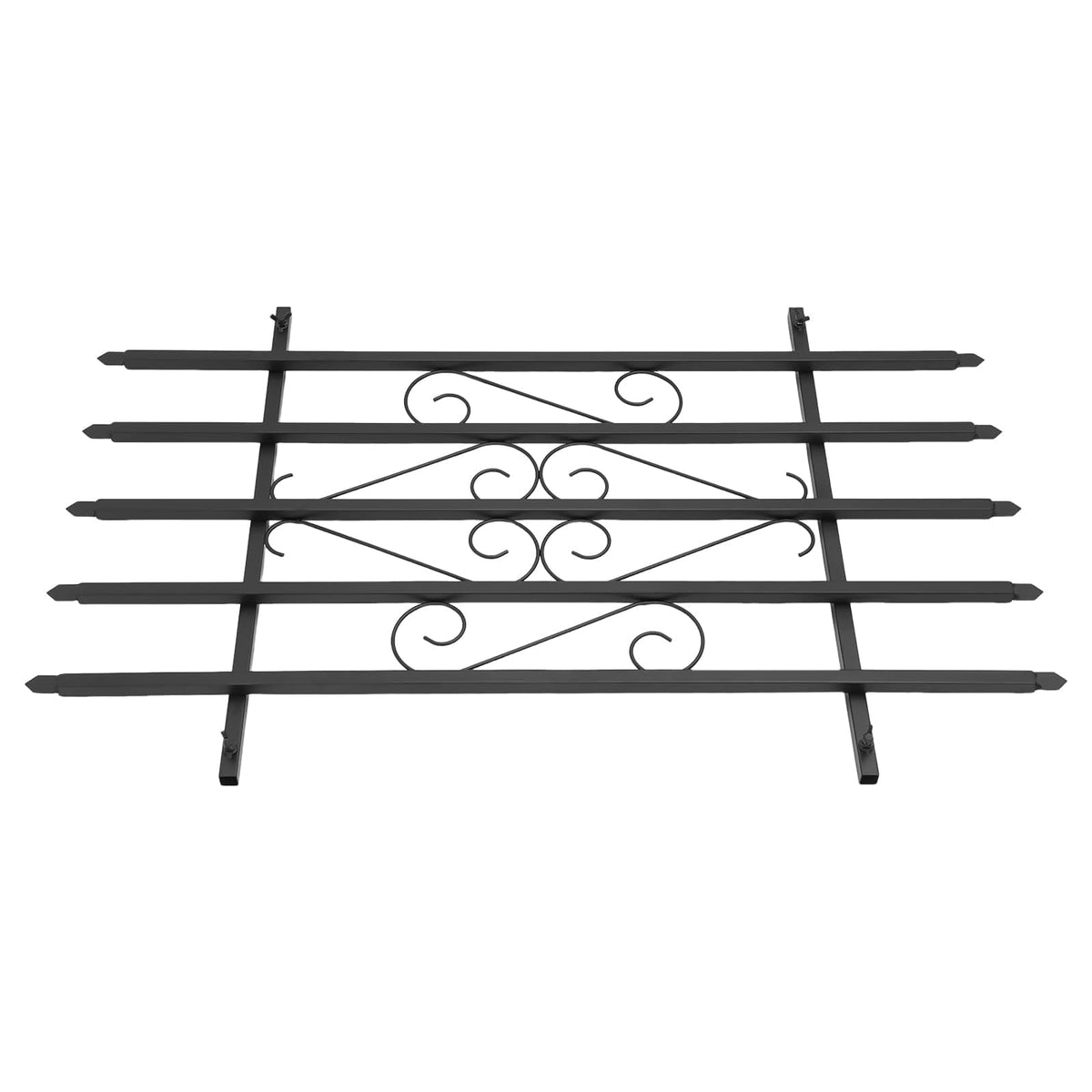Black 24" x 36" 2 Packs Window Security Bars C6110