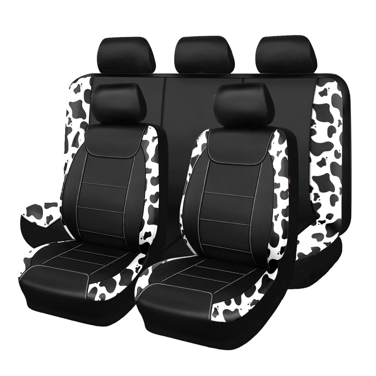 Water Proof Faux Leather Car Seat Covers Full Set H36217