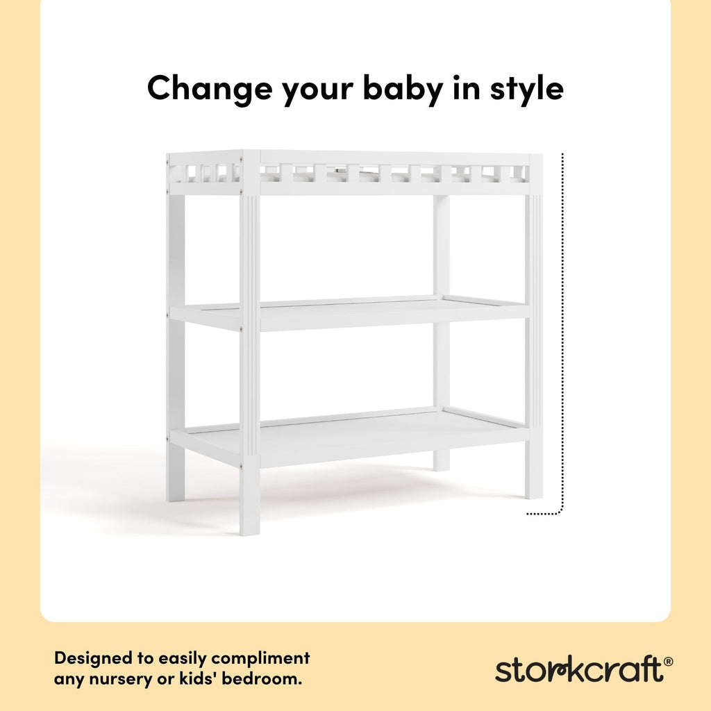 White Changing Table Y6959