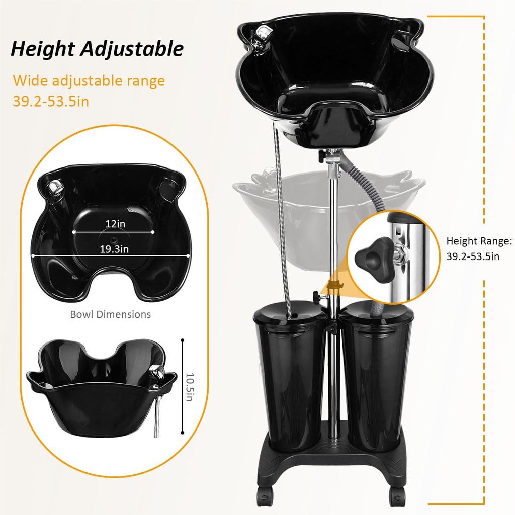 Portable Shampoo Bowl with Electric Pump K75584