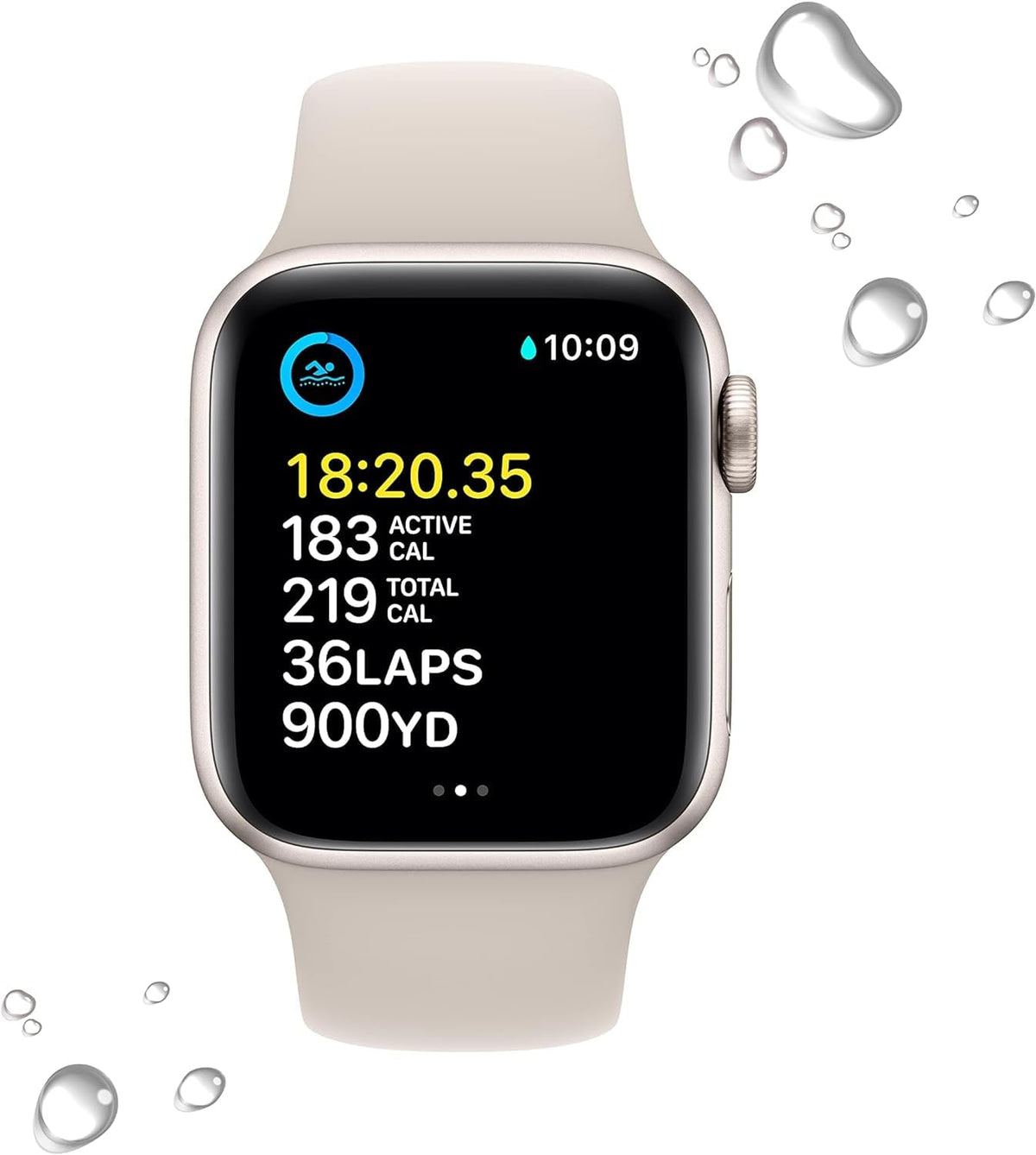 Starlight Aluminum Case with Starlight Sport Band Smartwatch Y147885