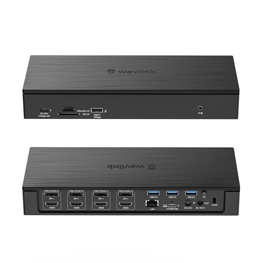 20-in-1 USB-C Quad 4K Docking Station with 100W Charging V38472