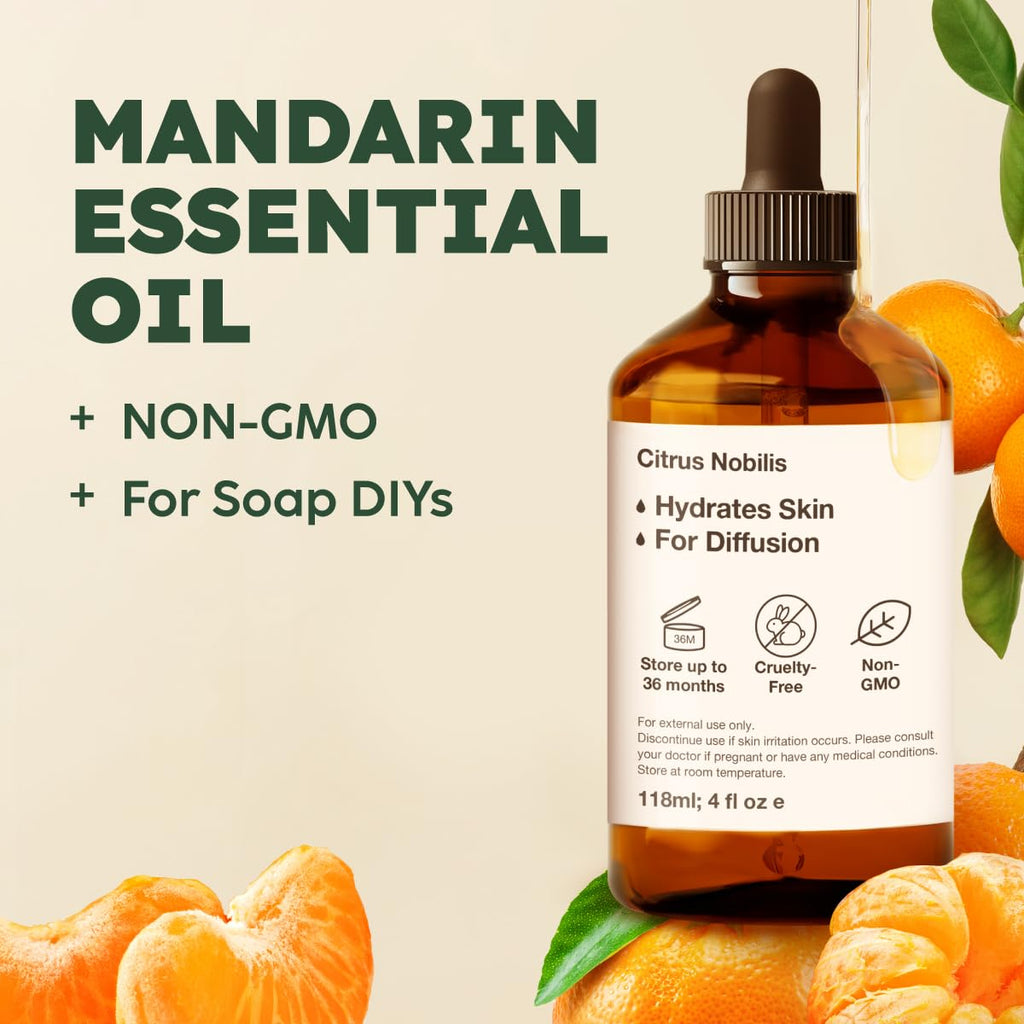 Lavender Mandarin Essential Oil Set 2X 4 Fl Oz D8274