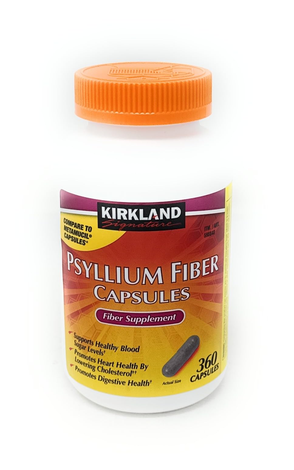 Fiber Supplement 360 Capsules P90963