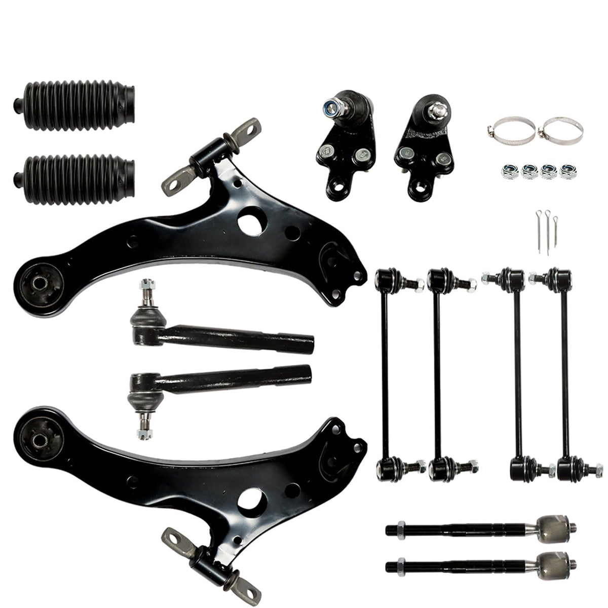 14Pc Front Suspension Kit Control Arms V311558