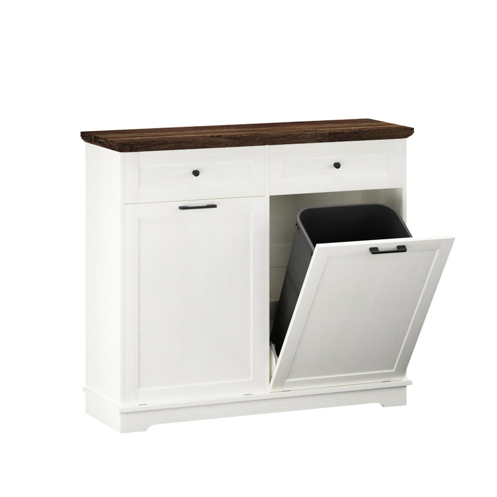 20 Gallon Double Tilt-Out Trash Cabinet L751