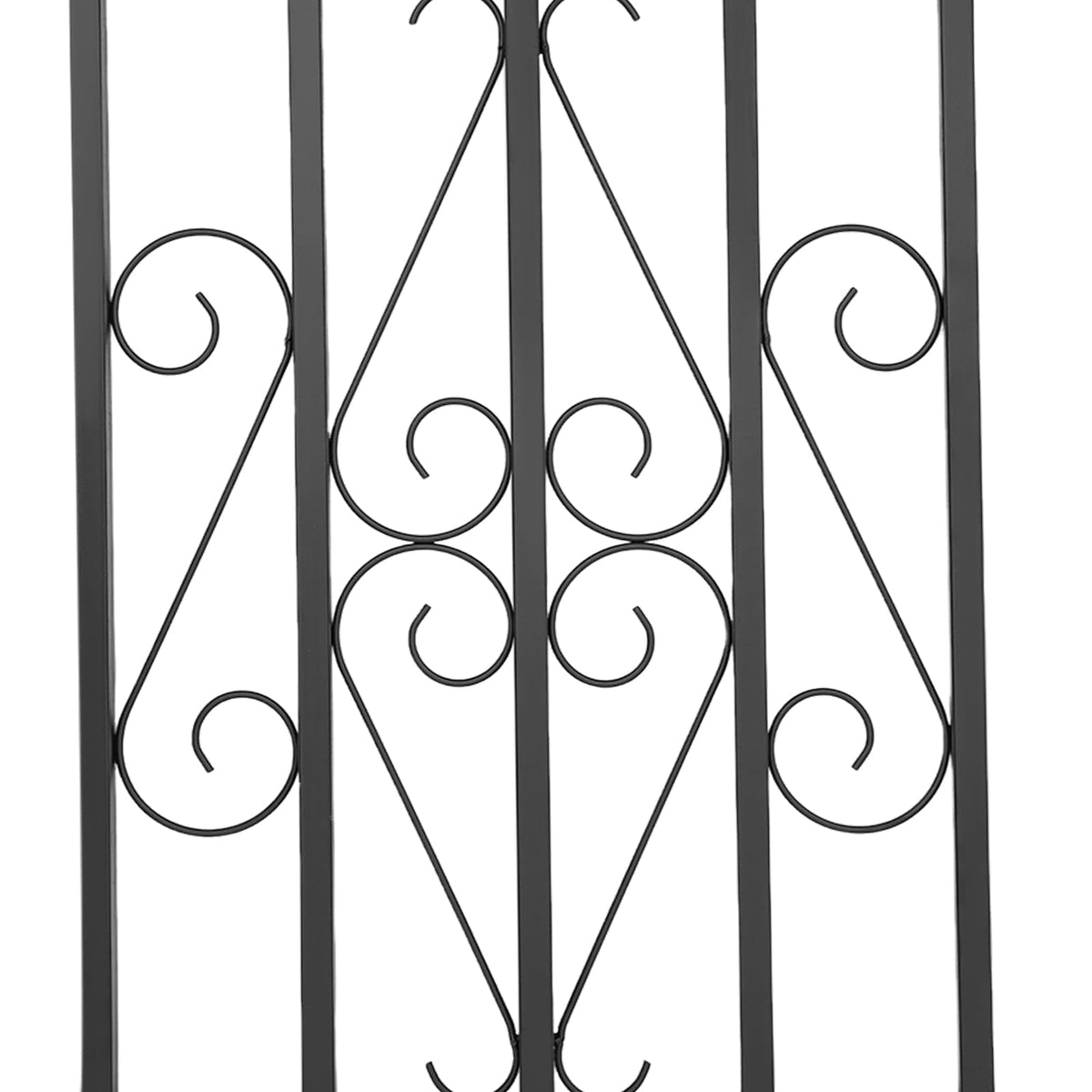 Black 24" x 36" 2 Packs Window Security Bars C6110