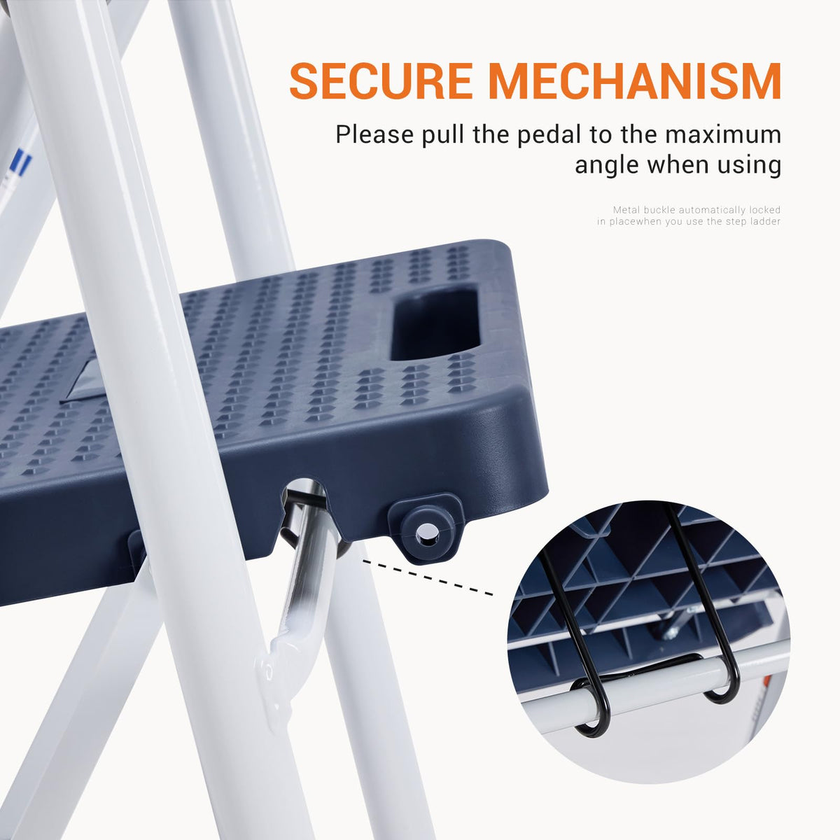 2 Step Ladder 330lbs Heavy-Duty Folding Step Stool X433
