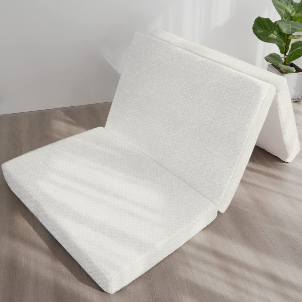 Memory Foam Tri-fold Mattress Topper, Twin Size X1160