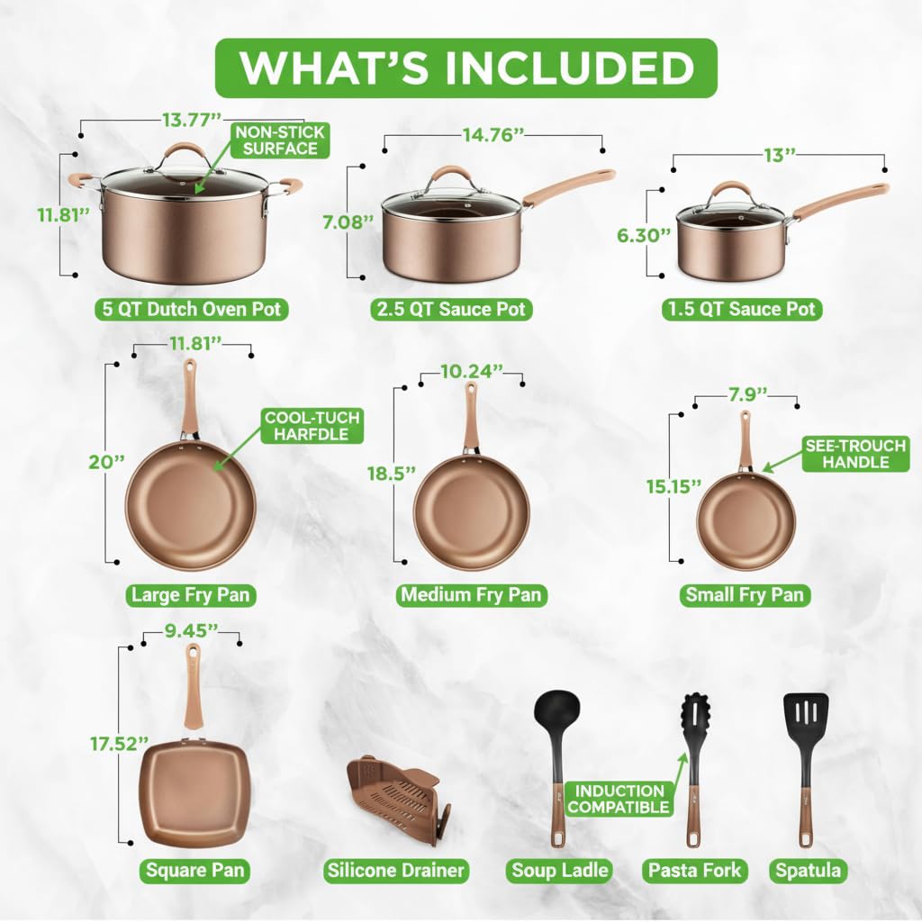 14-Piece Non Stick Cookware Set P794716