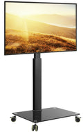 Rolling Floor TV Stand for 27-60 inch LED Screen with Mount G761