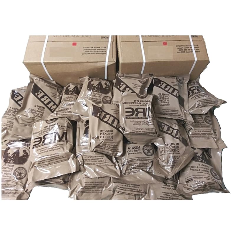 MRE Meals Ready to Eat A and B Cases with Heater N946