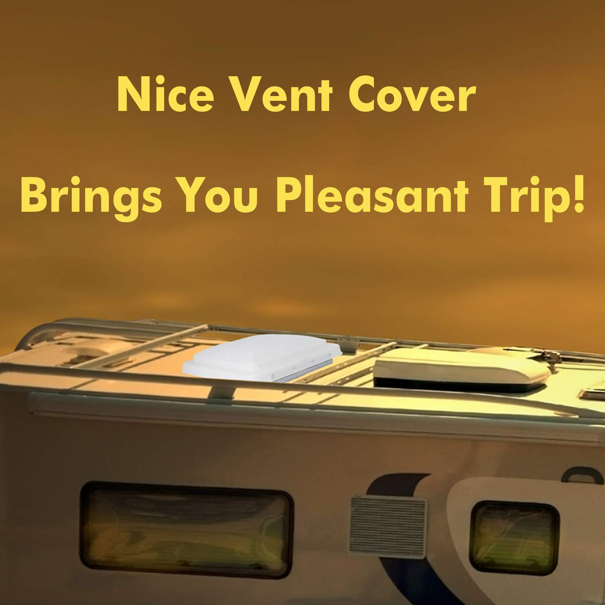 White RV Vent Lid Replacements 2-Pack K4138