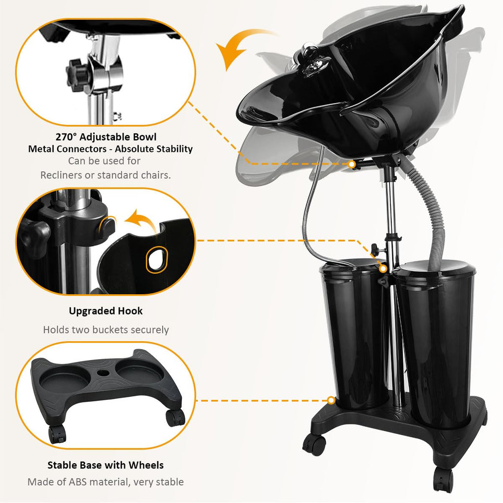 Portable Shampoo Bowl with Electric Pump K75584