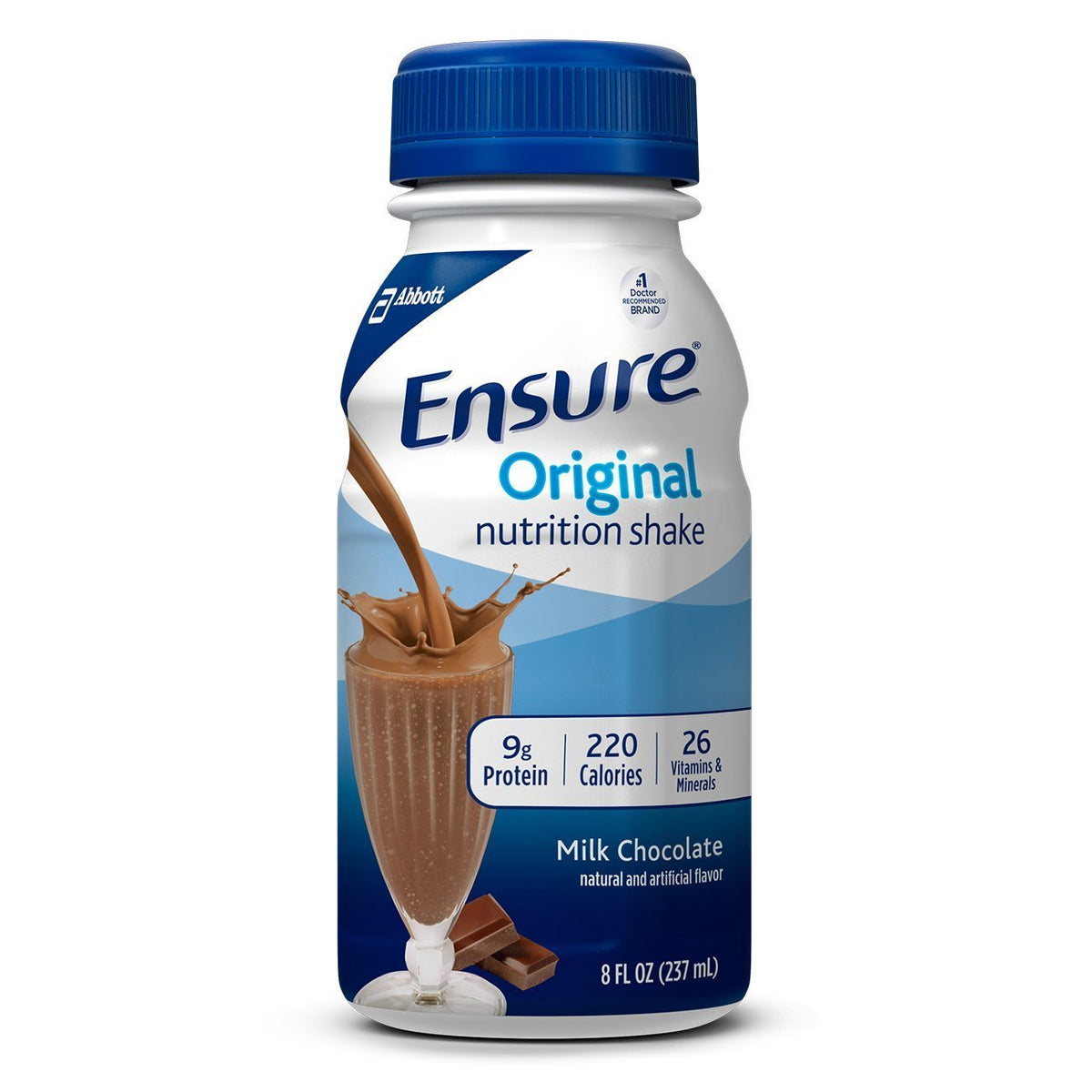 Original Nutrition Shake Milk Chocolate 8 Ounces 12 Count V3885