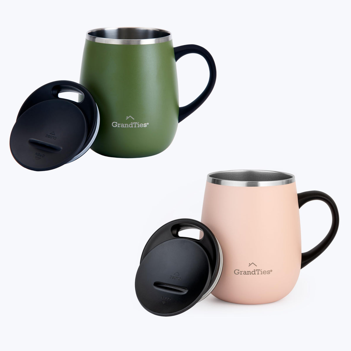 16 oz Insulated Stainless Steel Tumbler 2-Pack F772