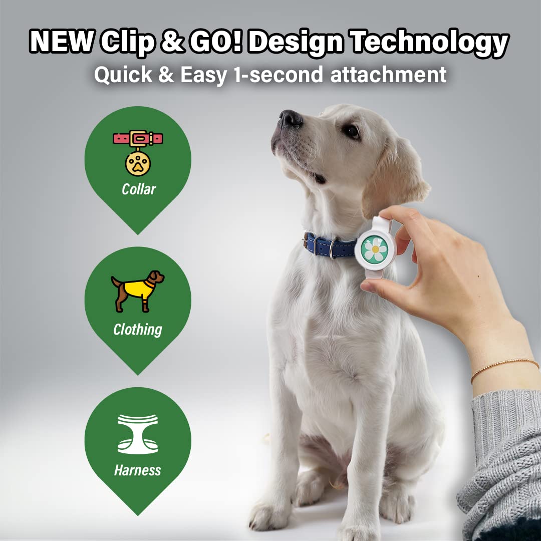 Flea and Tick Repellent Clip for Dogs 2 Pack G23707