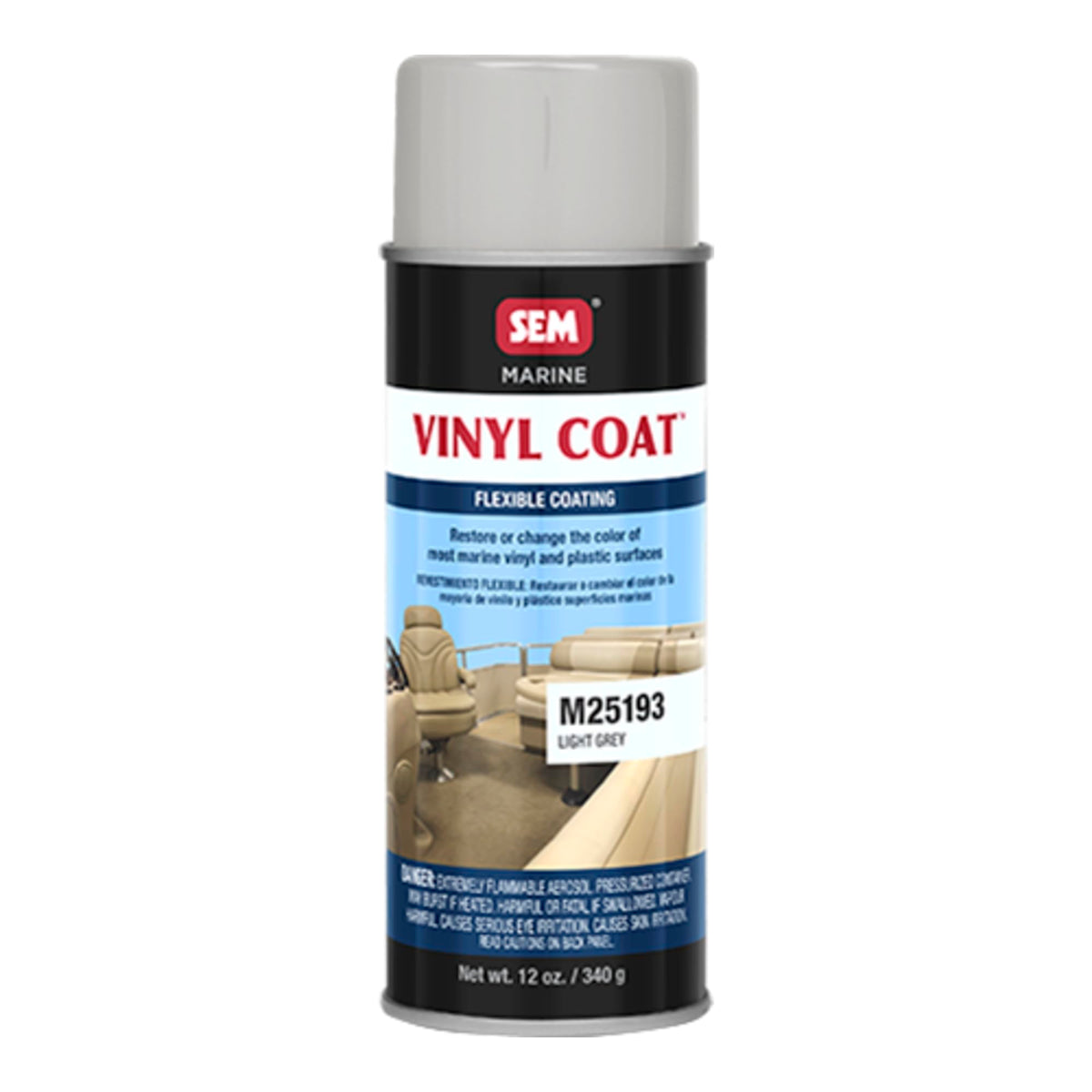 Vinyl Coat Light Grey 12oz M97264