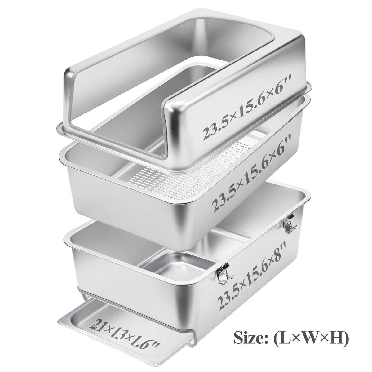 Pull-Out Sifting Cat Litter Box with Lid N747286
