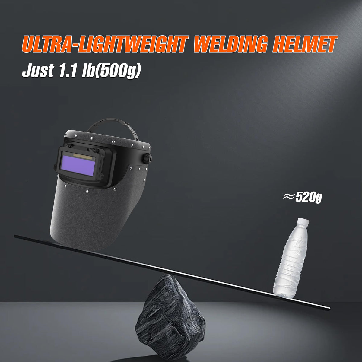 Leather Auto Darkening Welding Helmet Z258