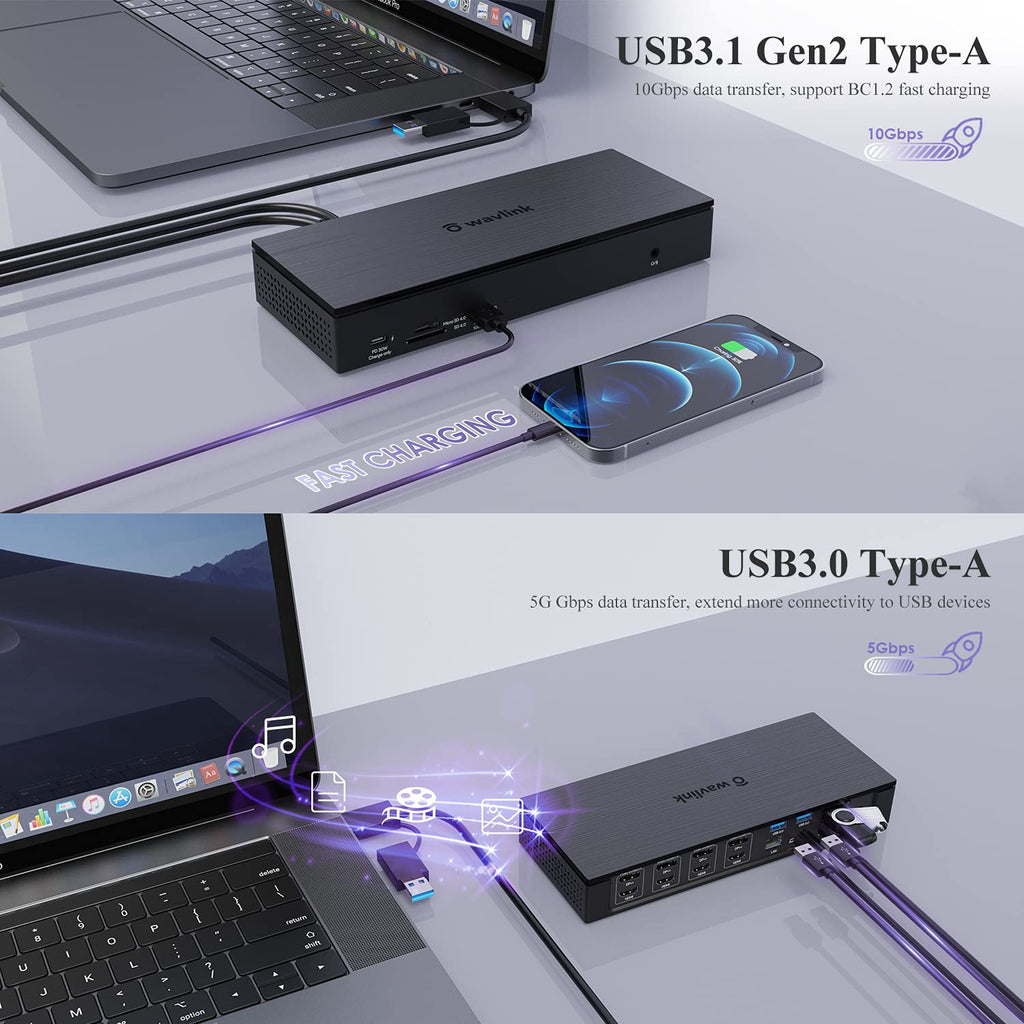 20-in-1 USB-C Quad 4K Docking Station with 100W Charging V38472