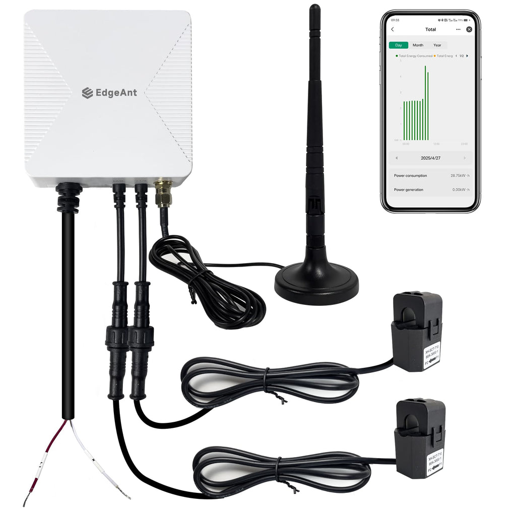 WiFi Energy Monitor with 2 * 80A Clamps I91805