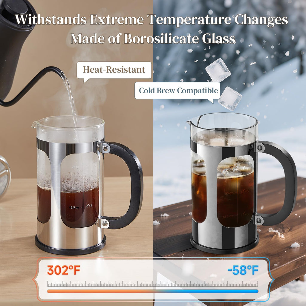 34oz French Press Coffee Maker B791
