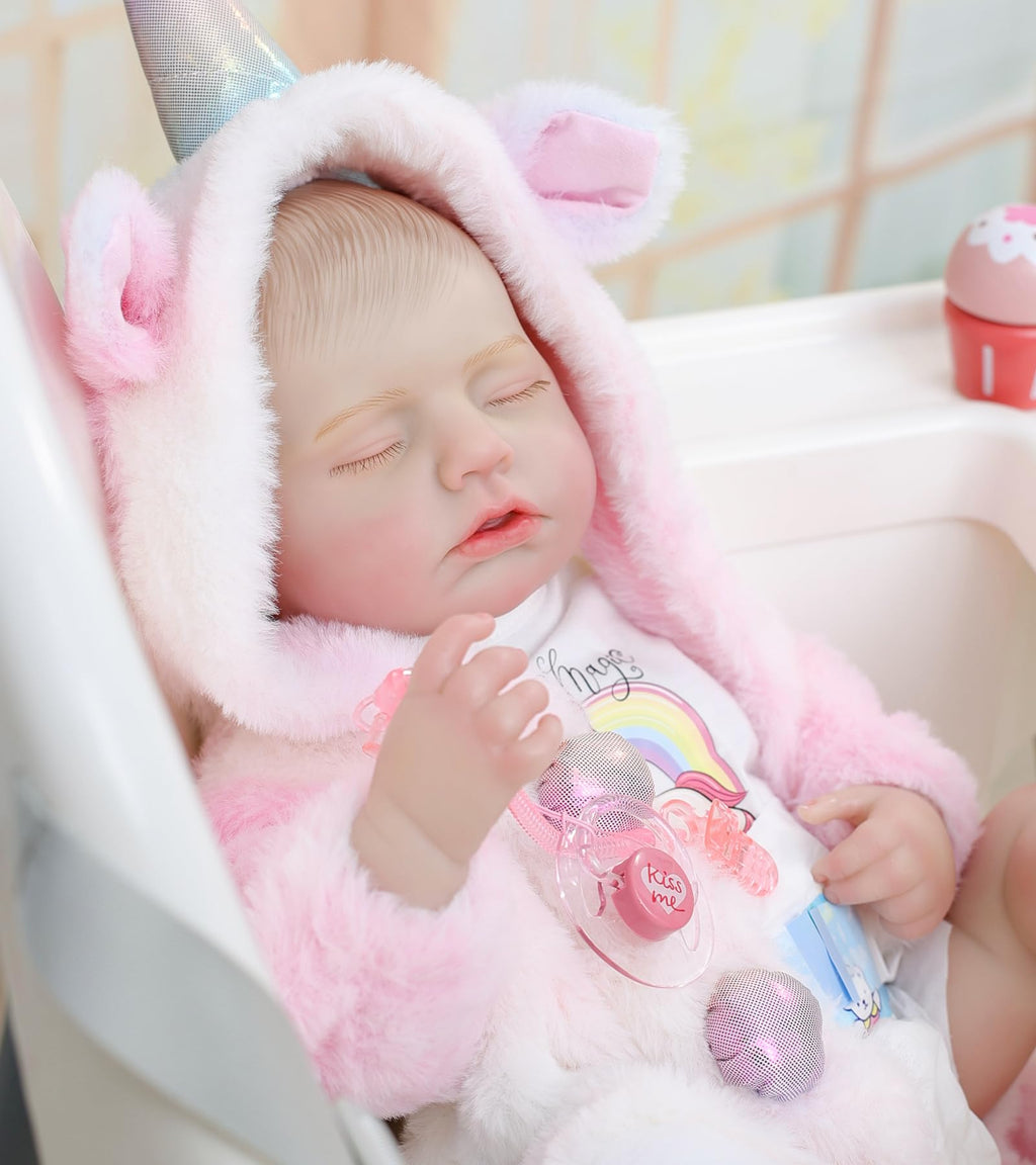20 Inch Realistic Full Body Vinyl Baby Doll W3304
