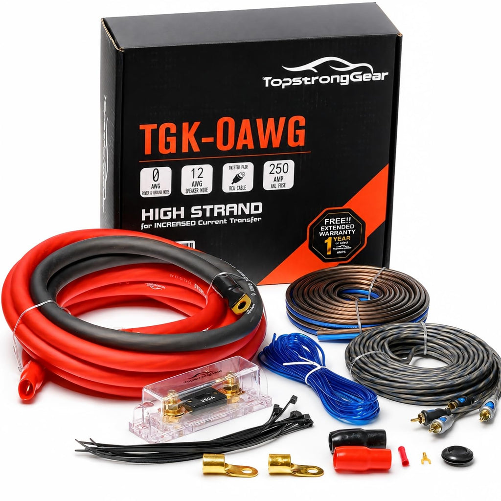 0 Gauge Amp Wiring Kit T201548