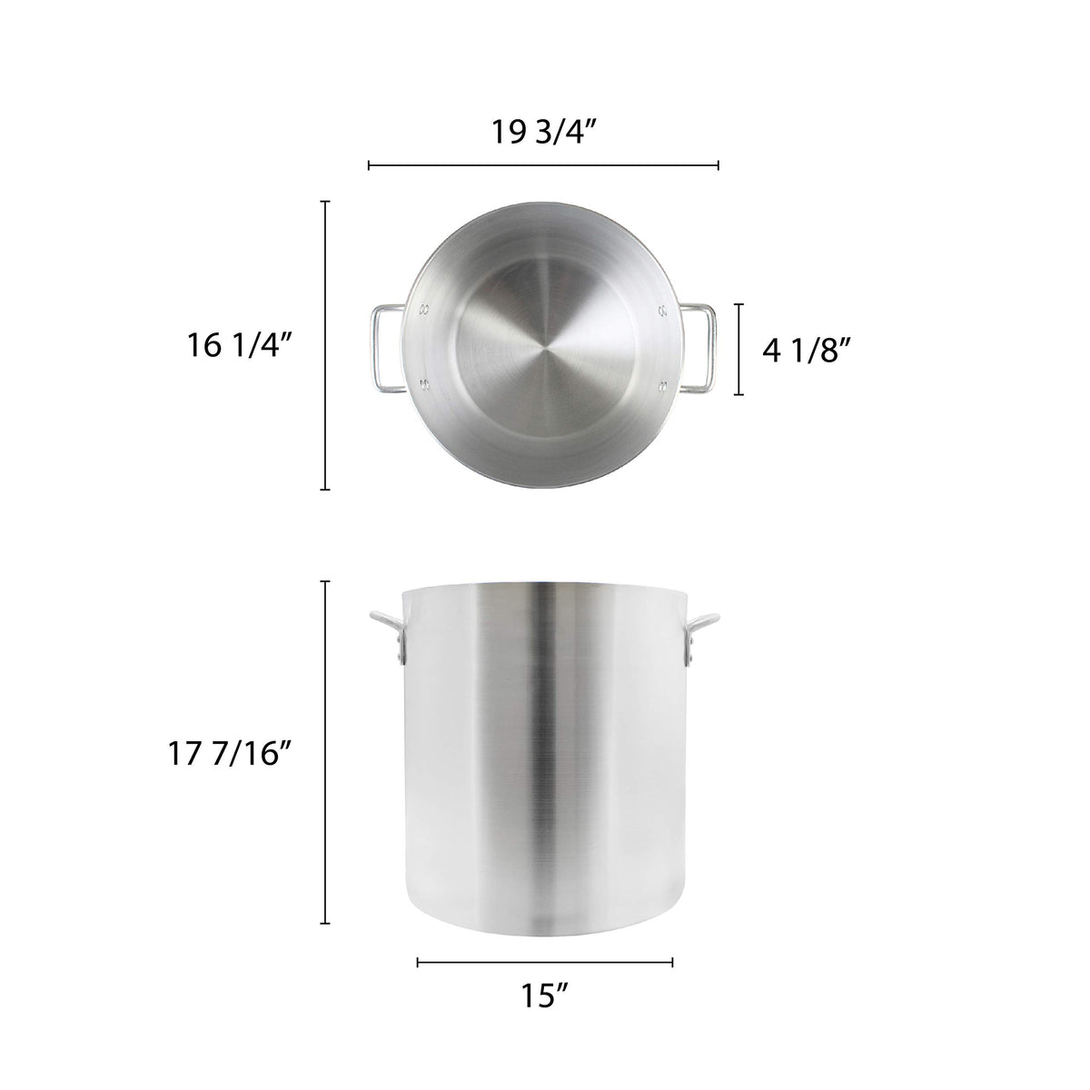 60 quart Aluminum stock pot Y167115