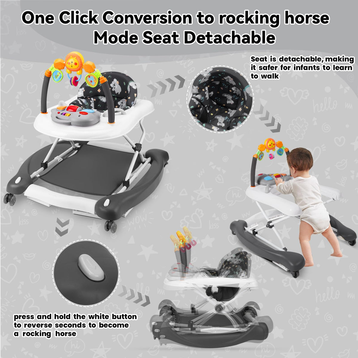 Foldable Baby Walker B302299