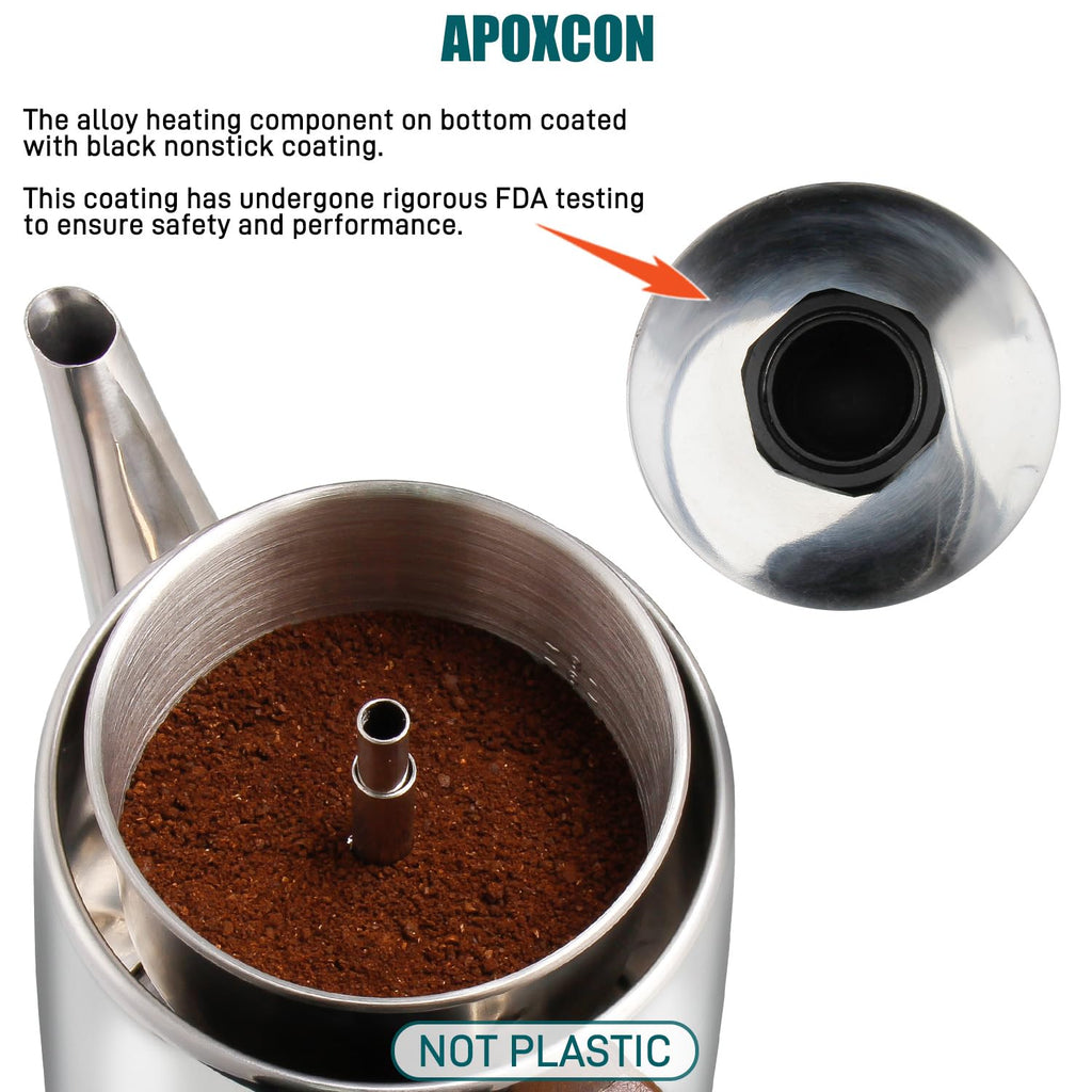 Electric Stainless Steel Coffee Percolator 8 Cup F584637