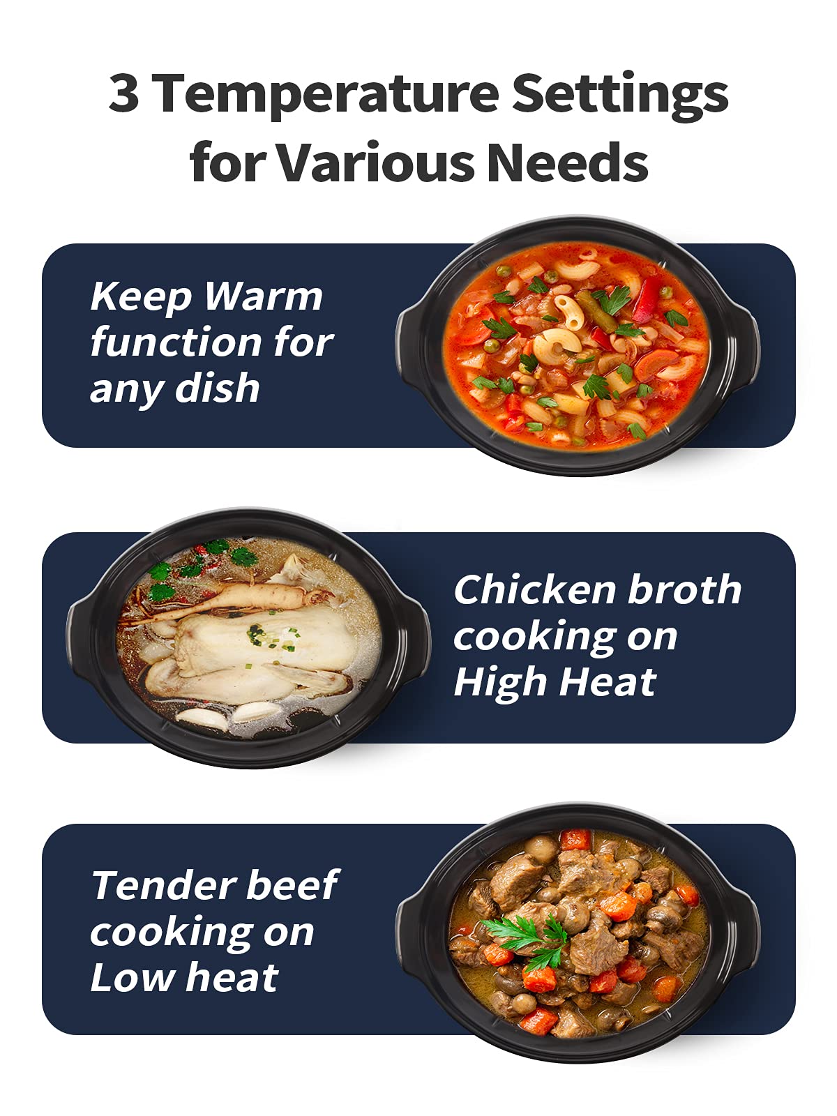 8.5-Quart Programmable Slow Cooker with Digital Countdown Timer, Black, Oval B8154