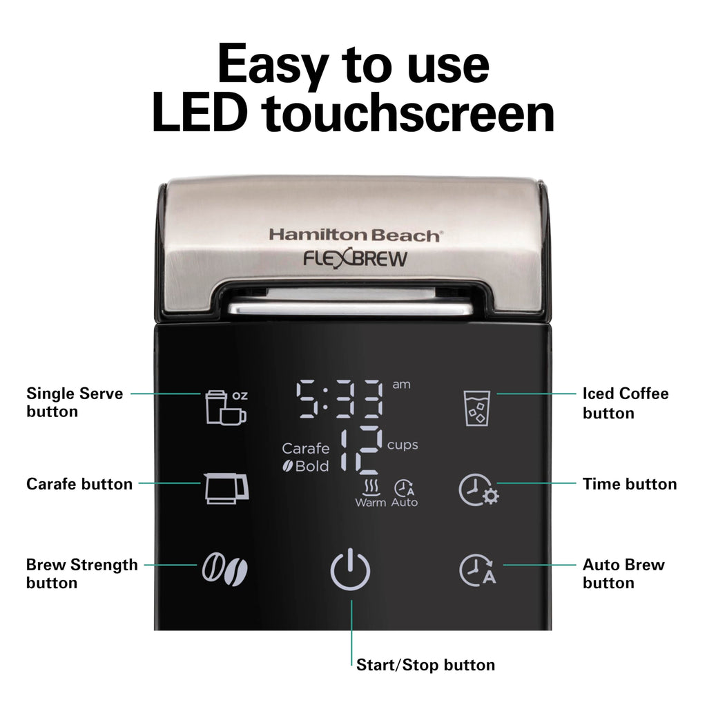 5-in-1 Drip & Single Serve Coffee Maker U80037