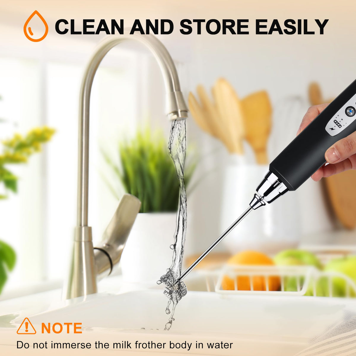 Handheld Milk Frother Wand D532195