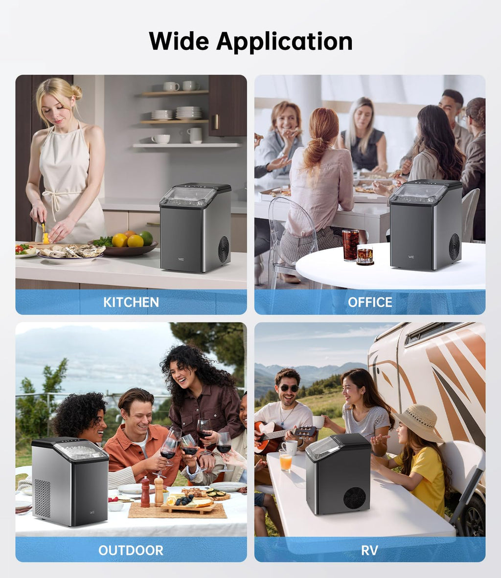 40LBS Nugget Countertop Ice Maker O162