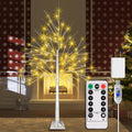 4FT LED Birch Tree with 96 Lights A56269