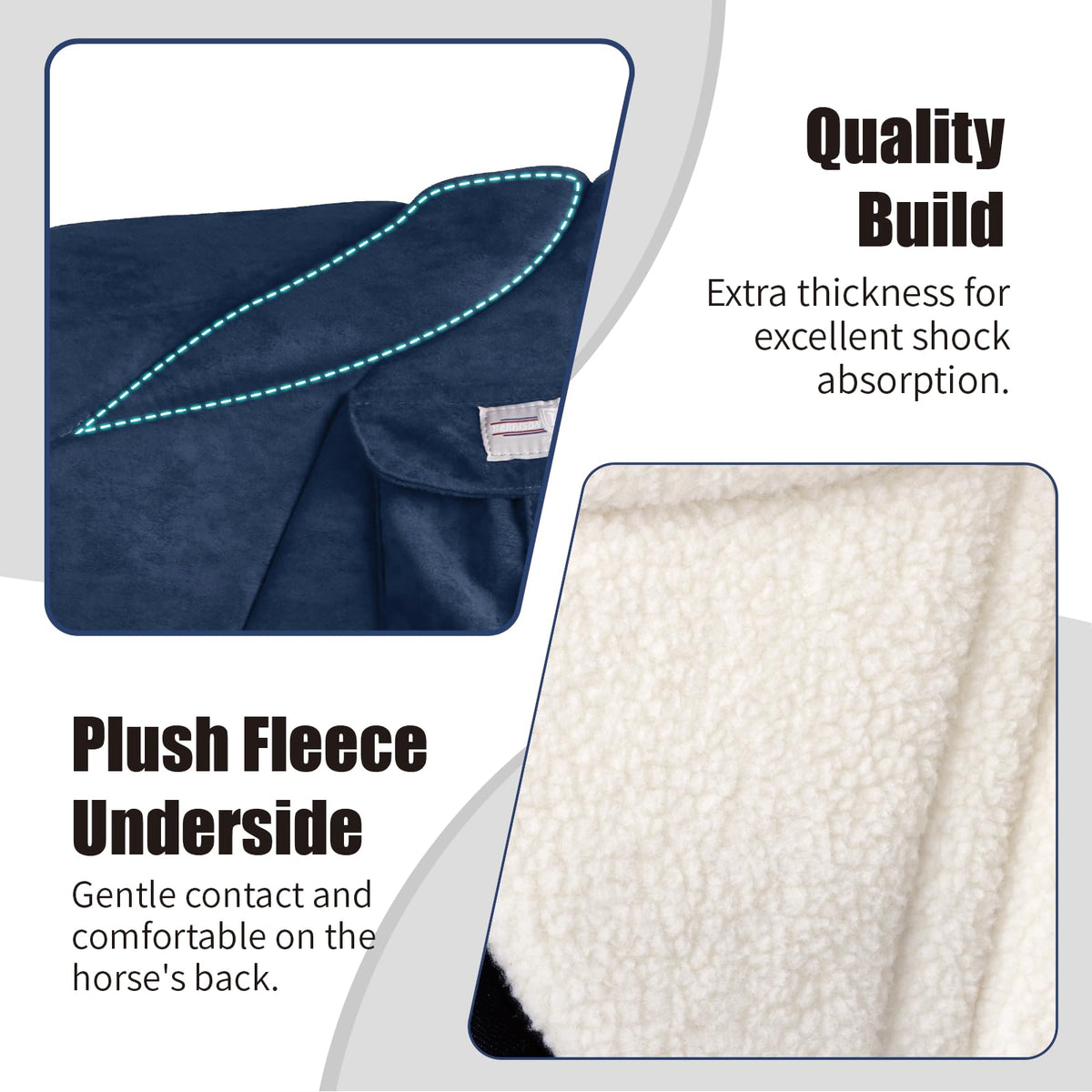 Western Bareback Saddle Pad with Matching Girth E7013