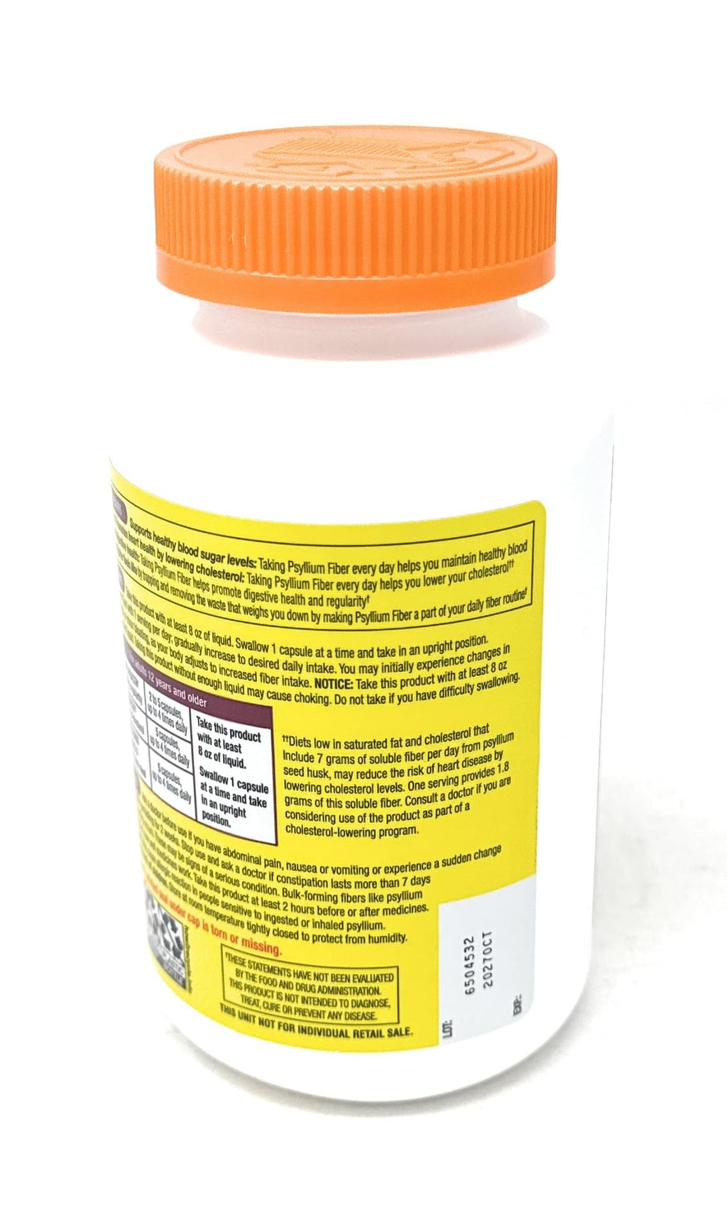 Fiber Supplement 360 Capsules P90963