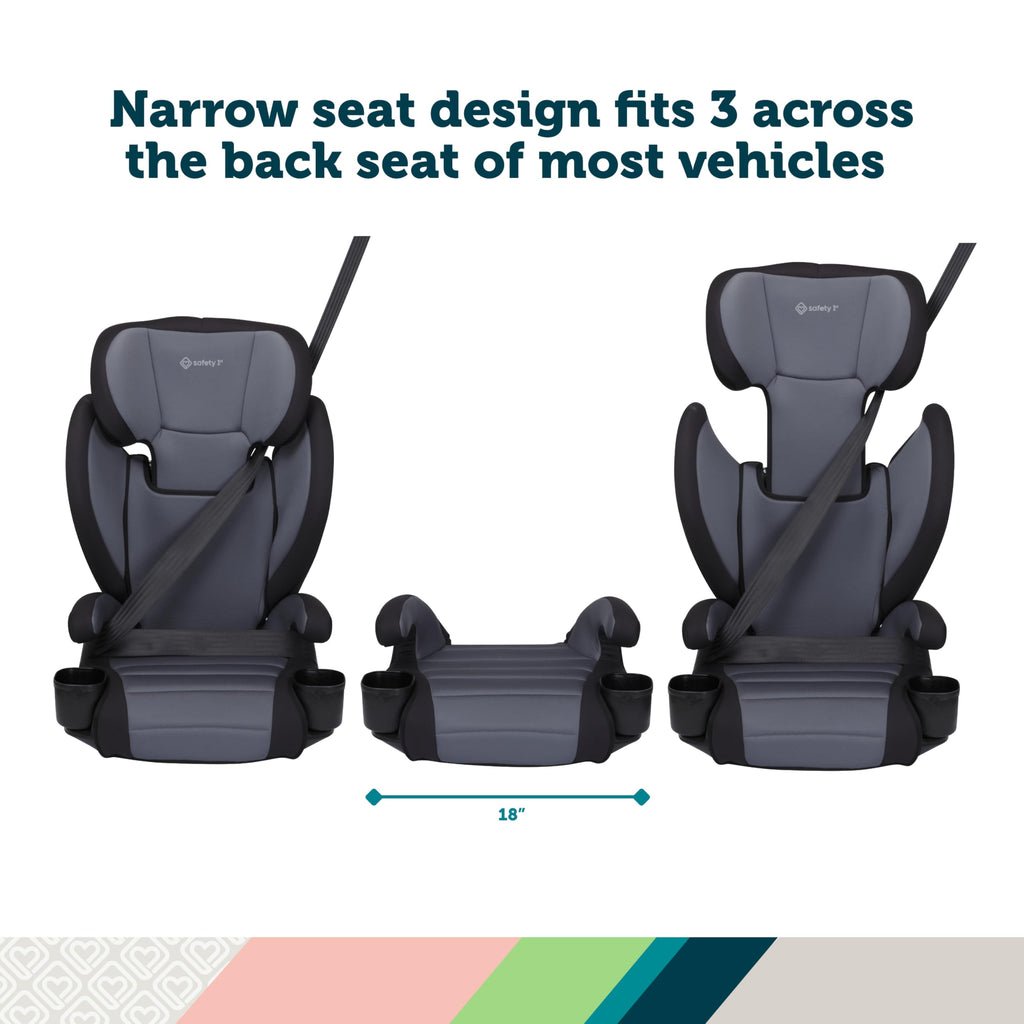 2-in-1 Booster Car Seat, High-Back to Backless, 40-100 lbs Q781