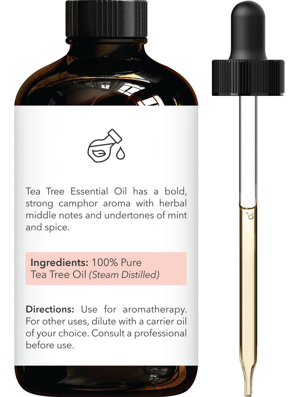 Tea Tree & Grapefruit Essential Oils 4 Fl Oz (Pack of 2) E570