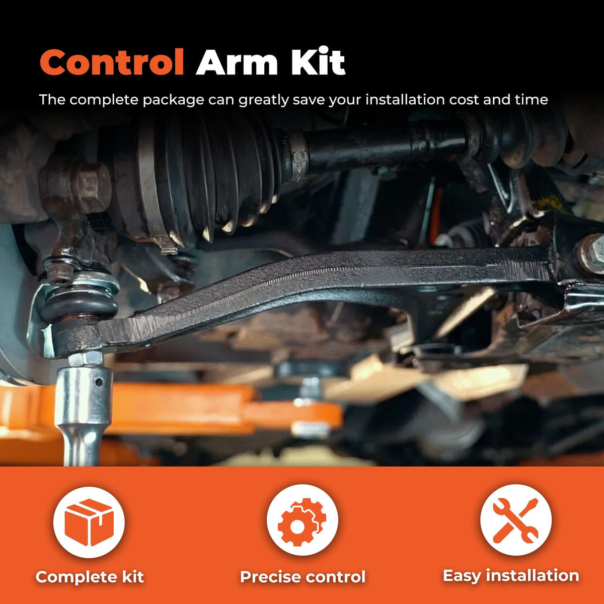 14Pc Front Suspension Kit Control Arms V311558