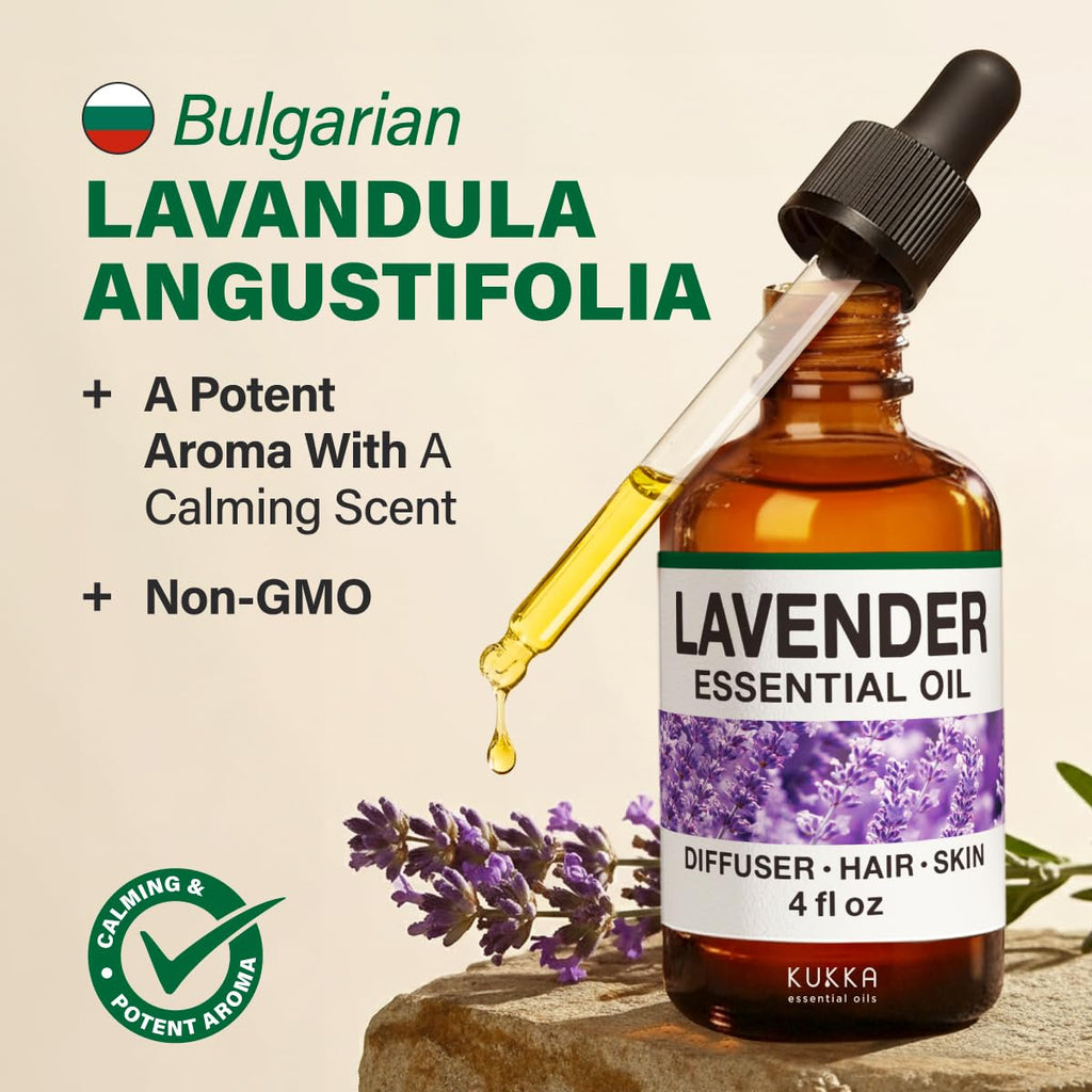 Lavender Mandarin Essential Oil Set 2X 4 Fl Oz D8274