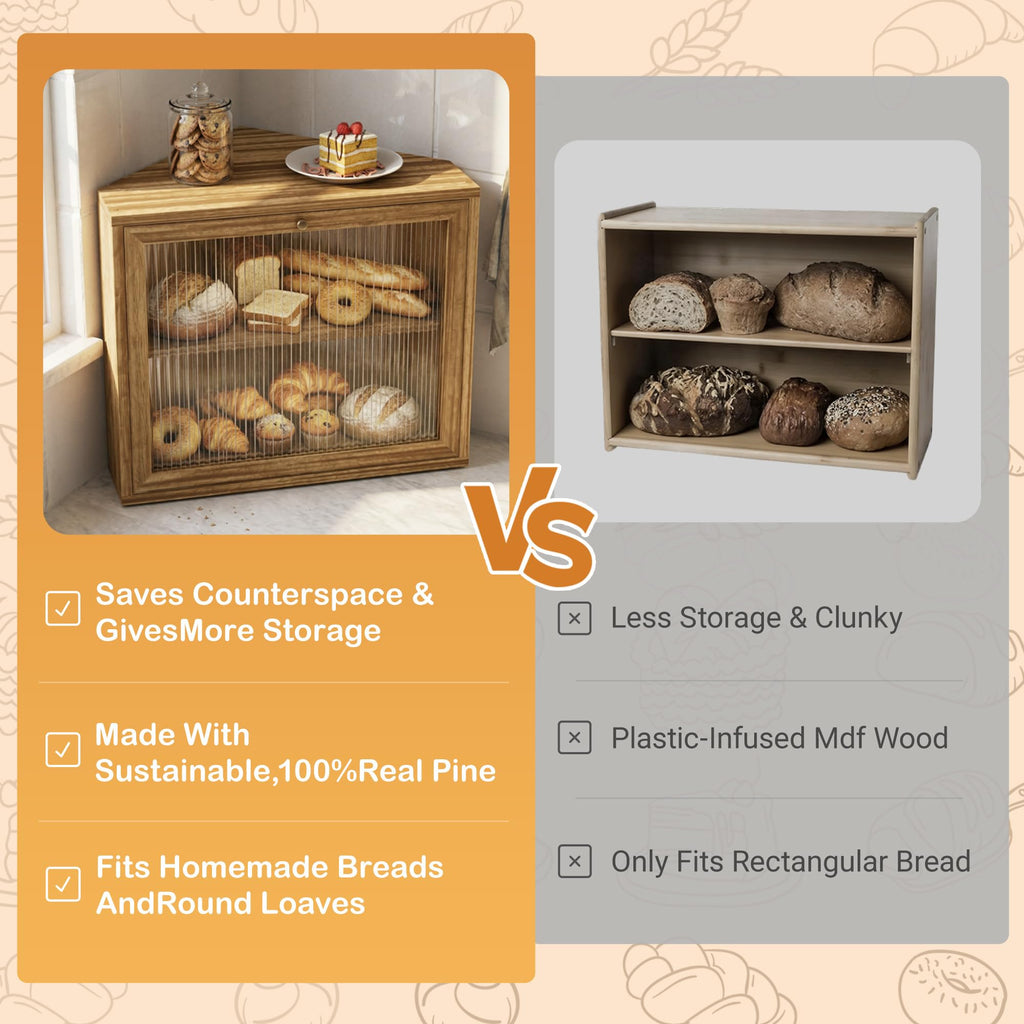 Double Layer Bread Box Y976