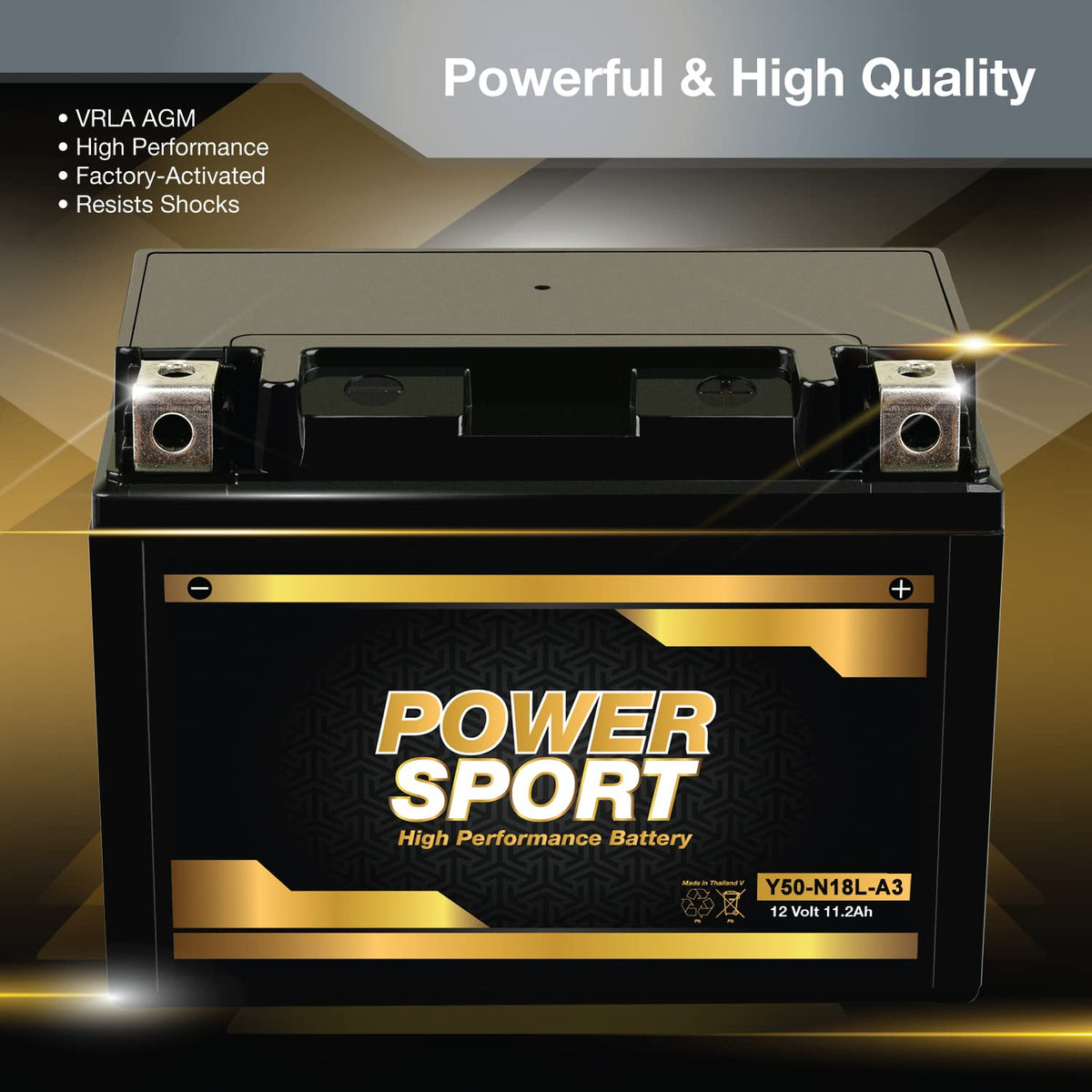 12V 24AH SLA Motorcycle Battery 330 CCA G2942