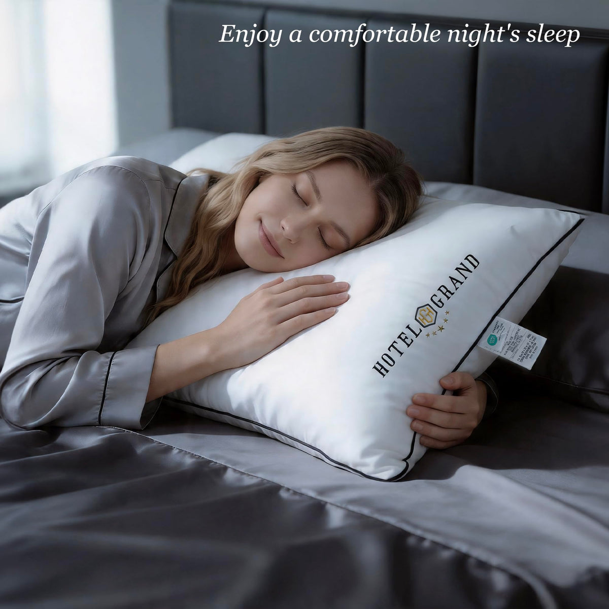Queen Size Down Alternative Pillows Set of 2 Q205